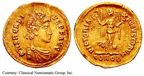 монета Древнего Рима