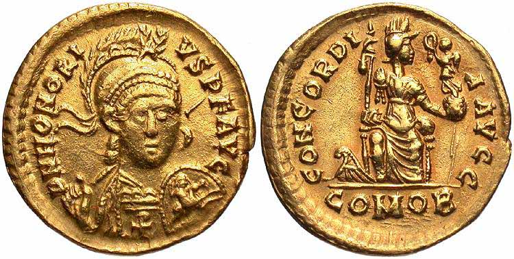 монета Древнего Рима