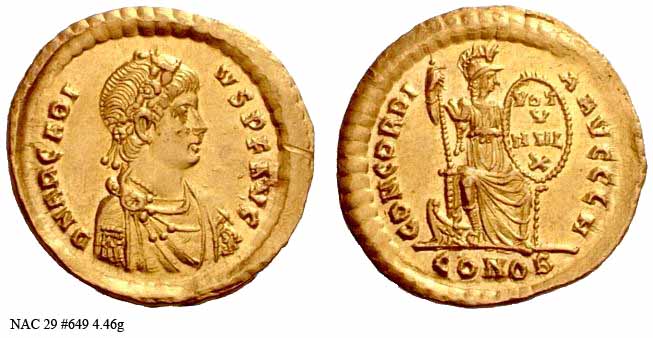 монета Древнего Рима