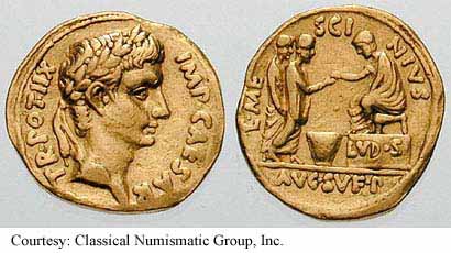 монета Древнего Рима