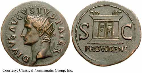 монета Древнего Рима