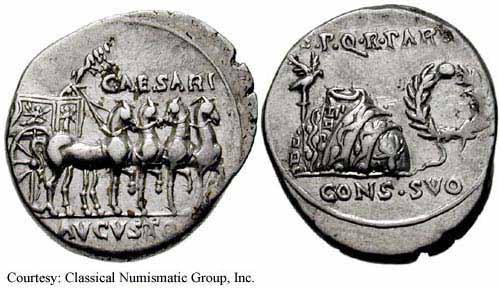 монета Древнего Рима