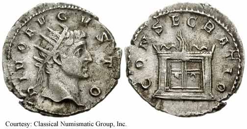 монета Древнего Рима