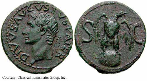 монета Древнего Рима