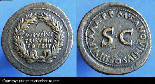 монета Древнего Рима