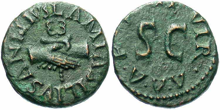 монета Древнего Рима