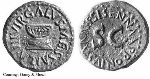 монета Древнего Рима