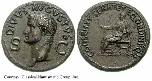 монета Древнего Рима