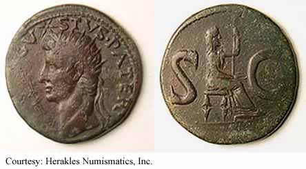 монета Древнего Рима