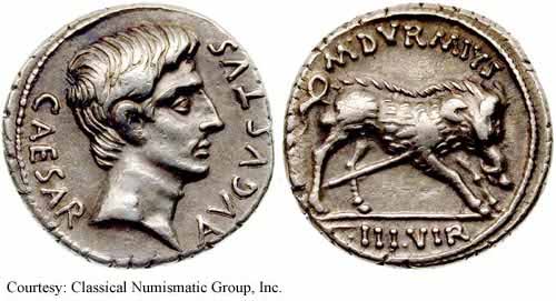 монета Древнего Рима