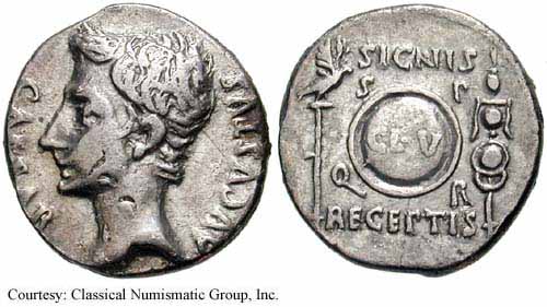 монета Древнего Рима