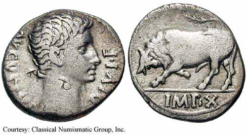 монета Древнего Рима