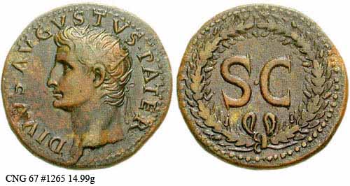 монета Древнего Рима