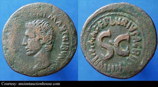 монета Древнего Рима