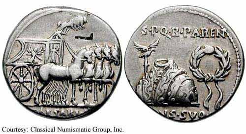 монета Древнего Рима