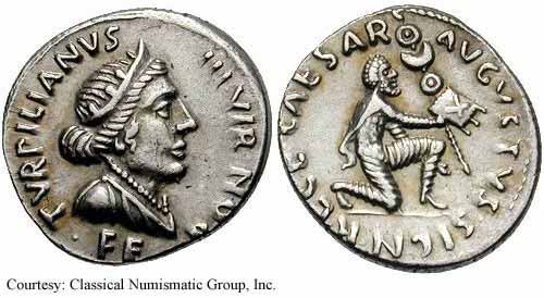 монета Древнего Рима