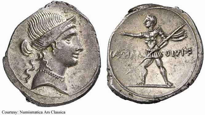 монета Древнего Рима