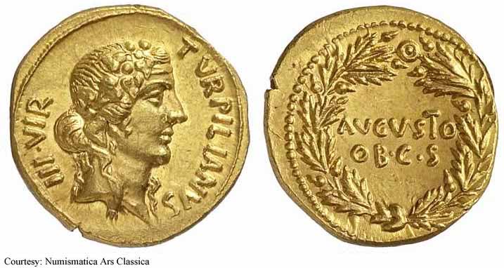 монета Древнего Рима