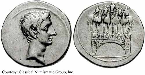 монета Древнего Рима