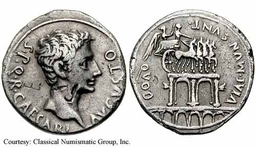 монета Древнего Рима