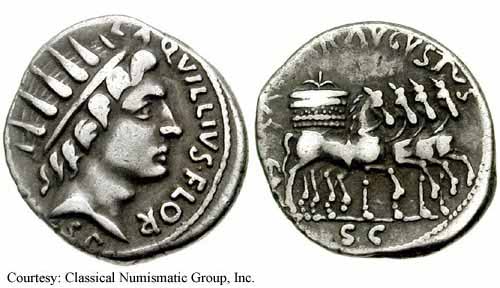 монета Древнего Рима