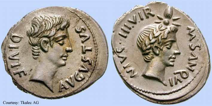 монета Древнего Рима