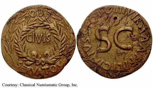 монета Древнего Рима