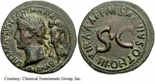 монета Древнего Рима