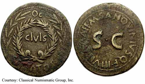 монета Древнего Рима