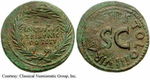 монета Древнего Рима