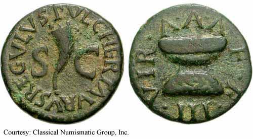 монета Древнего Рима