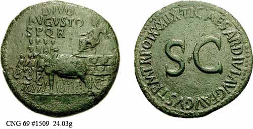 монета Древнего Рима