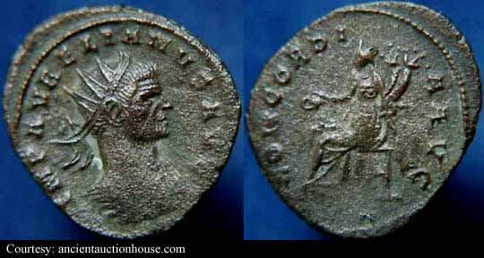 монета Древнего Рима