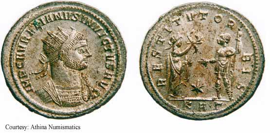 монета Древнего Рима