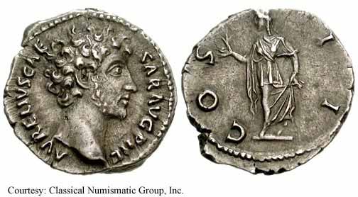 монета Древнего Рима