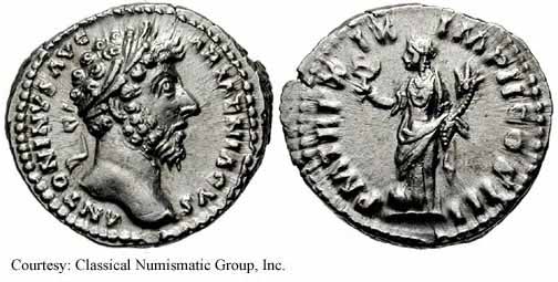 монета Древнего Рима