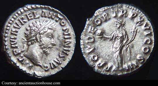 монета Древнего Рима