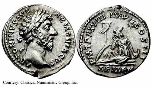 монета Древнего Рима