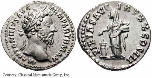 монета Древнего Рима