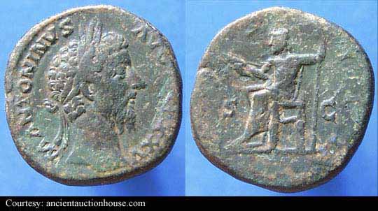 монета Древнего Рима