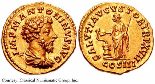 монета Древнего Рима