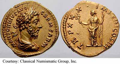 монета Древнего Рима