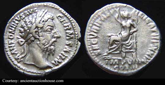 монета Древнего Рима