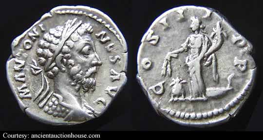 монета Древнего Рима