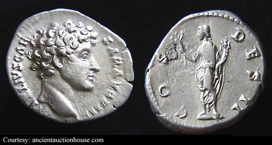 монета Древнего Рима