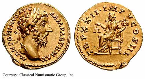 монета Древнего Рима