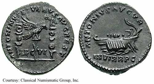 монета Древнего Рима