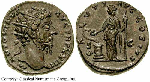 монета Древнего Рима