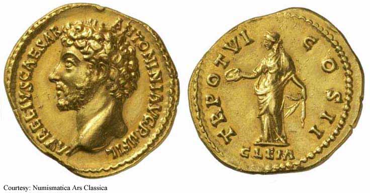 монета Древнего Рима