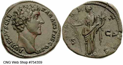 монета Древнего Рима